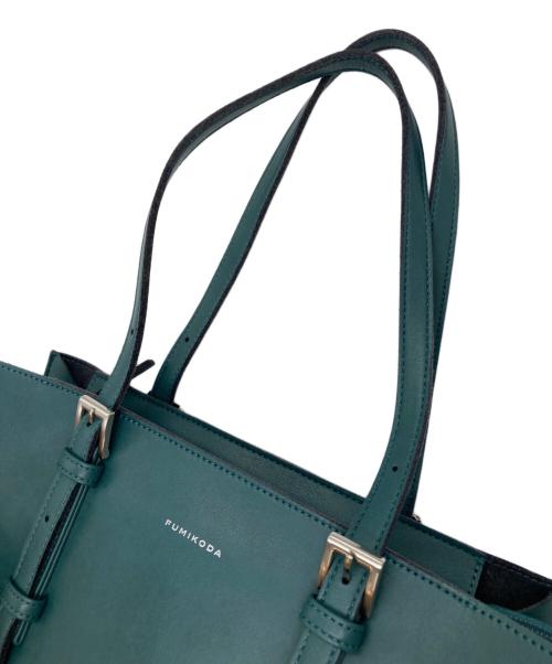 FUMIKODA（フミコダ）FUMIKODA (フミコダ) GENE トートバッグ グリーンの古着・服飾アイテム