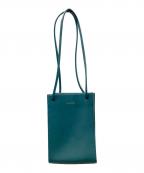 FUMIKODAフミコダ）の古着「HELEN マチ付きクロスボディバッグ」｜グリーン