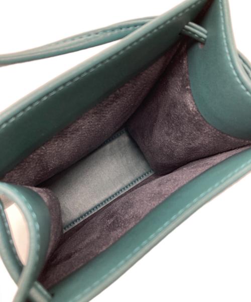 FUMIKODA（フミコダ）FUMIKODA (フミコダ) HELEN マチ付きクロスボディバッグ グリーンの古着・服飾アイテム