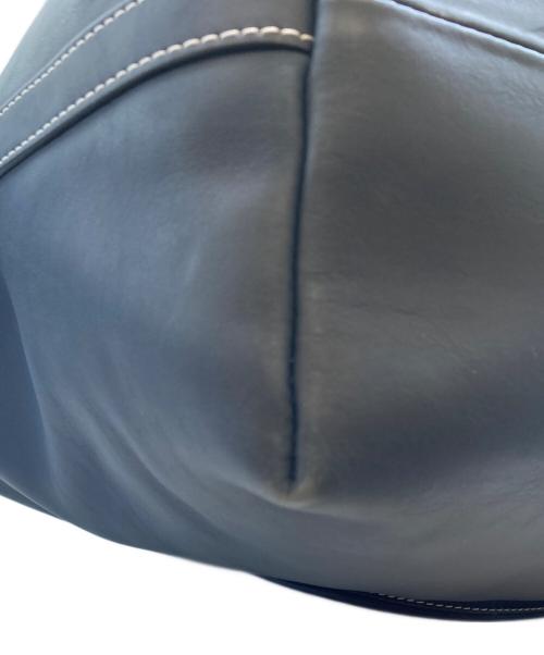 HIROFU（ヒロフ）HIROFU (ヒロフ) 2WAYレザートートバッグ ネイビーの古着・服飾アイテム