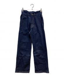 Eaphi（エフィ）の古着「WAVE DESIGN HIGH WAIST DENIM」｜インディゴ