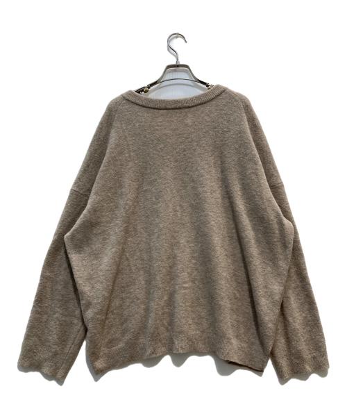 EVERYDAY I LIKE.（エヴリデイ アイ ライク）EVERYDAY I LIKE. (エヴリデイ アイ ライク) ウールカシミヤブレンドニット ベージュ サイズ:-の古着・服飾アイテム
