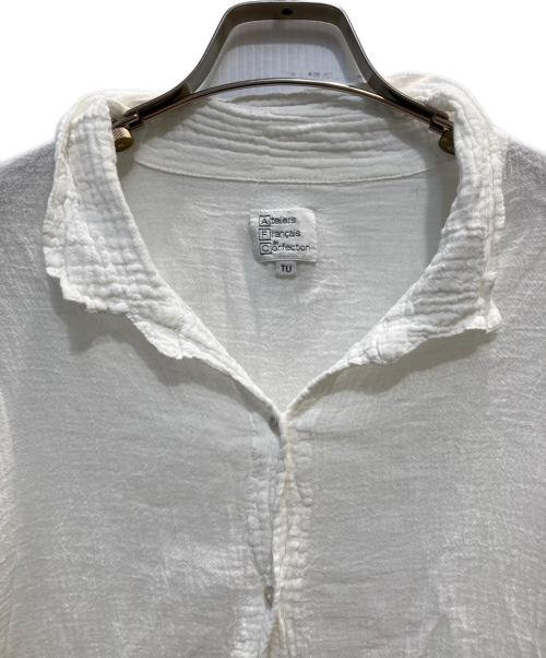 ateliers francais de confection（ル アトリエフランセ デ コンフェクション）Ateliers Francais de Confection (ル アトリエフランセ デ コンフェクション) LOOSE ブラウス ホワイト サイズ:-の古着・服飾アイテム