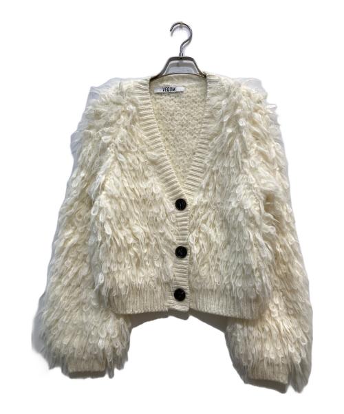 VEQUM（ベクム）VEQUM (ベクム) カーディガン ホワイト サイズ:Fの古着・服飾アイテム