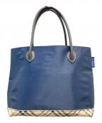 BURBERRY BLUE LABELバーバリーロンドンブルーレーベル）の古着「バッグ」｜ネイビー