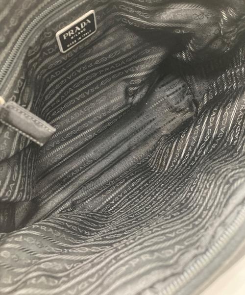 PRADA（プラダ）PRADA (プラダ) ナイロンハンドバッグ ブラックの古着・服飾アイテム