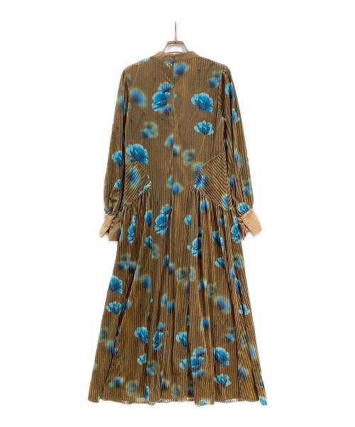 Ameri（アメリ）AMERI (アメリ) MILA VELOUR CUT DRESS ブラウン サイズ:Ｍの古着・服飾アイテム