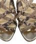 中古・古着 JIMMY CHOO (ジミーチュウ) サンダル ベージュ サイズ:35　1/2：3000円