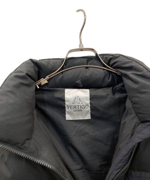 Vertigo Designs（バーティゴデザイン）Vertigo Designs (バーティゴデザイン) STAND DOWN ダウンジャケット ブラック サイズ:Lの古着・服飾アイテム