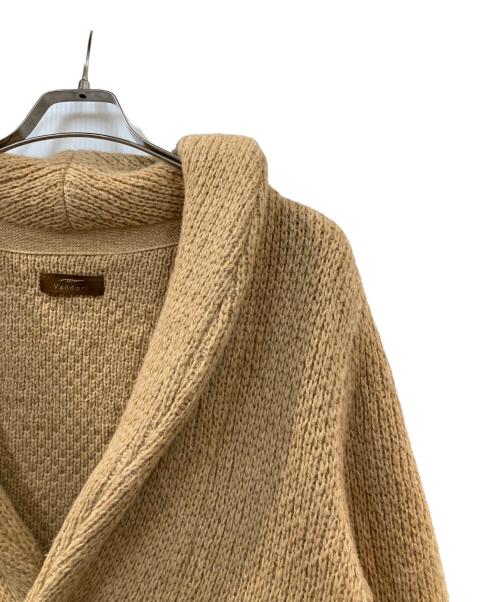 Vandori（ヴァンドリ）Vandori (ヴァンドリ) ショールニットコート ブラウン サイズ:3の古着・服飾アイテム