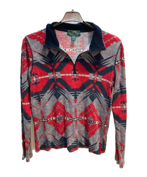 LAUREN RALPH LAUREN（ローレンラルフローレン）LAUREN RALPH LAUREN (ローレンラルフローレン) カットソー グレー サイズ:XLの古着・服飾アイテム