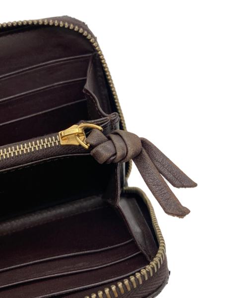 BOTTEGA VENETA（ボッテガベネタ）BOTTEGA VENETA (ボッテガベネタ) 長財布 ブラウンの古着・服飾アイテム