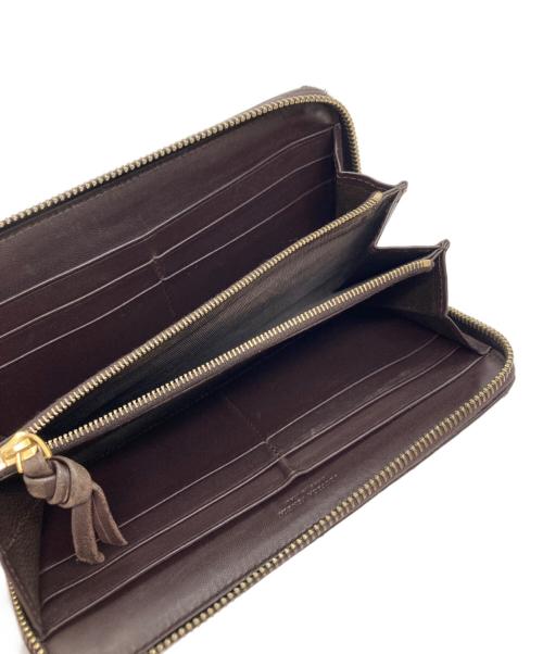 BOTTEGA VENETA（ボッテガベネタ）BOTTEGA VENETA (ボッテガベネタ) 長財布 ブラウンの古着・服飾アイテム
