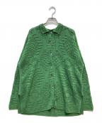 JOURNAL STANDARDジャーナルスタンダード）の古着「ジャガードネイティブシャツ」｜グリーン