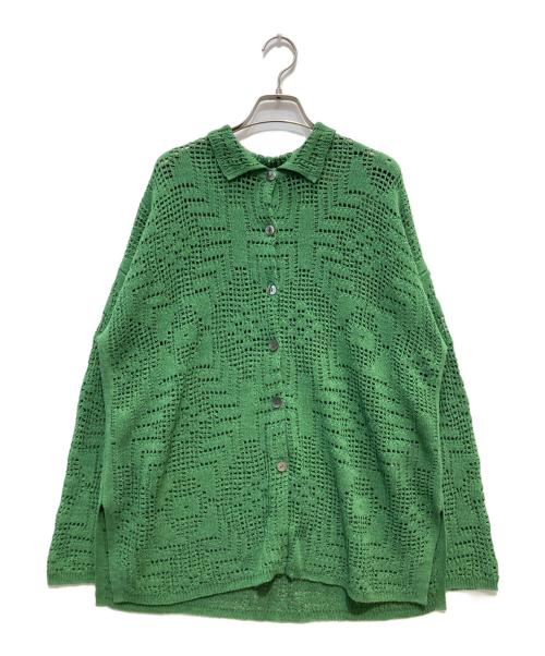 JOURNAL STANDARD（ジャーナルスタンダード）JOURNAL STANDARD (ジャーナルスタンダード) ジャガードネイティブシャツ グリーン サイズ:-の古着・服飾アイテム