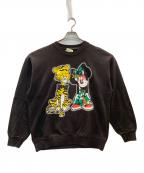 ARIESアリーズ）の古着「プリントスウェット」｜ブラック