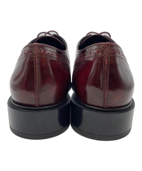TOD'S（トッズ）TOD'S (トッズ) ウィングチップシューズ ボルドー サイズ:39 1/2の古着・服飾アイテム