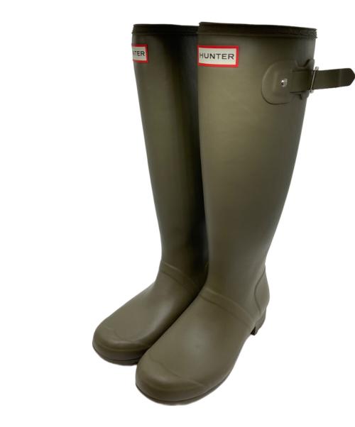 HUNTER（ハンター）HUNTER (ハンター) レインブーツ グリーン サイズ:UK6の古着・服飾アイテム