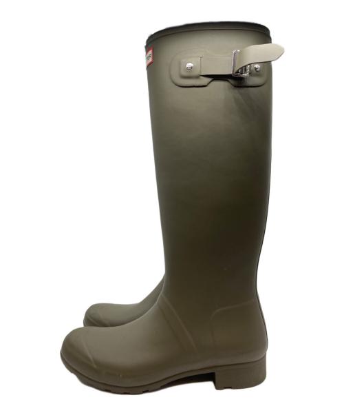 HUNTER（ハンター）HUNTER (ハンター) レインブーツ グリーン サイズ:UK6の古着・服飾アイテム