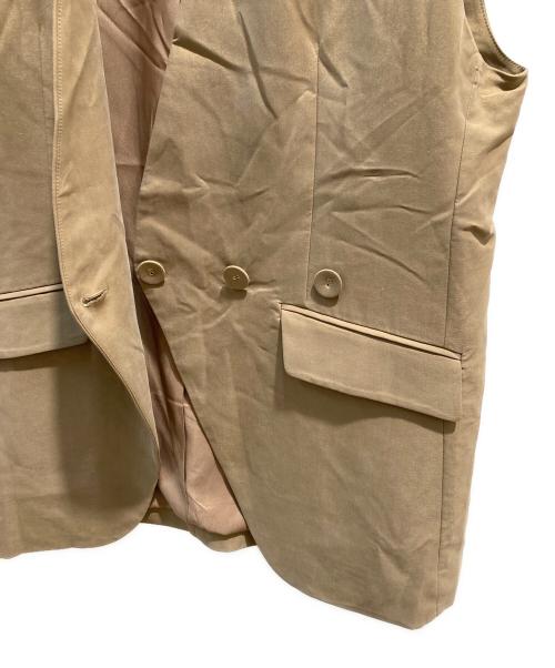 un number（アンナンバー）un number (アンナンバー) 3シルエットテロンジレ ベージュ サイズ:Fの古着・服飾アイテム