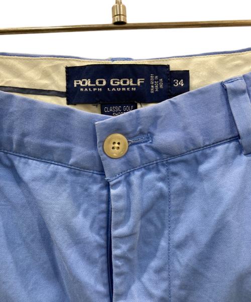 POLO RALPH LAUREN（ポロ・ラルフローレン）POLO RALPH LAUREN (ポロ・ラルフローレン) 2タックチノショーツ ブルー サイズ:86cm (W34)の古着・服飾アイテム