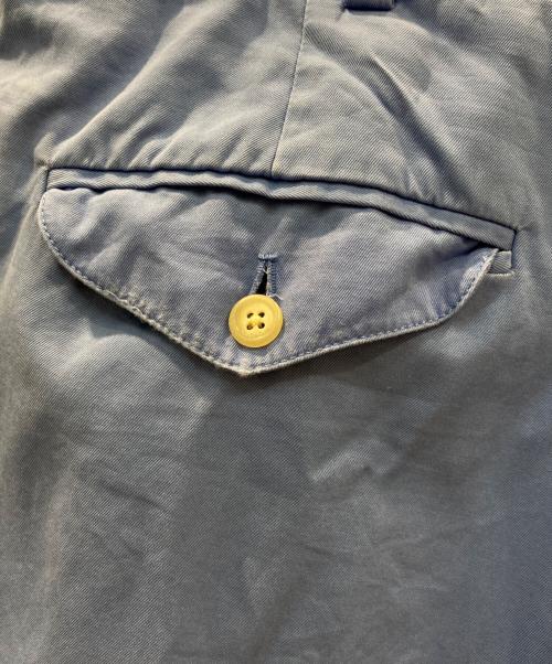 POLO RALPH LAUREN（ポロ・ラルフローレン）POLO RALPH LAUREN (ポロ・ラルフローレン) 2タックチノショーツ ブルー サイズ:86cm (W34)の古着・服飾アイテム