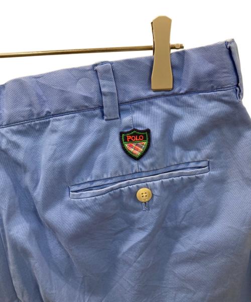 POLO RALPH LAUREN（ポロ・ラルフローレン）POLO RALPH LAUREN (ポロ・ラルフローレン) 2タックチノショーツ ブルー サイズ:86cm (W34)の古着・服飾アイテム