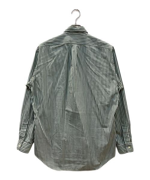 POLO RALPH LAUREN（ポロ・ラルフローレン）POLO RALPH LAUREN (ポロ・ラルフローレン) ストライプシャツ グリーン サイズ:Mの古着・服飾アイテム
