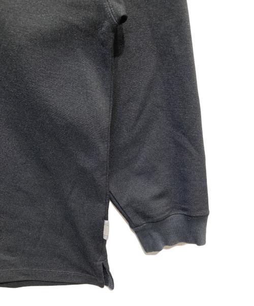 URBAN RESEARCH（アーバンリサーチ）URBAN RESEARCH (アーバンリサーチ) FUNCTIONAL WIDE LONG-SLEEVE ポロシャツ ブラック サイズ:2の古着・服飾アイテム