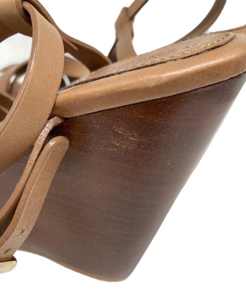 MaxMara（マックスマーラ）MaxMara (マックスマーラ) サンダル ブラウン サイズ:37の古着・服飾アイテム