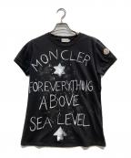 MONCLERモンクレール）の古着「プリントTシャツ」｜ブラック