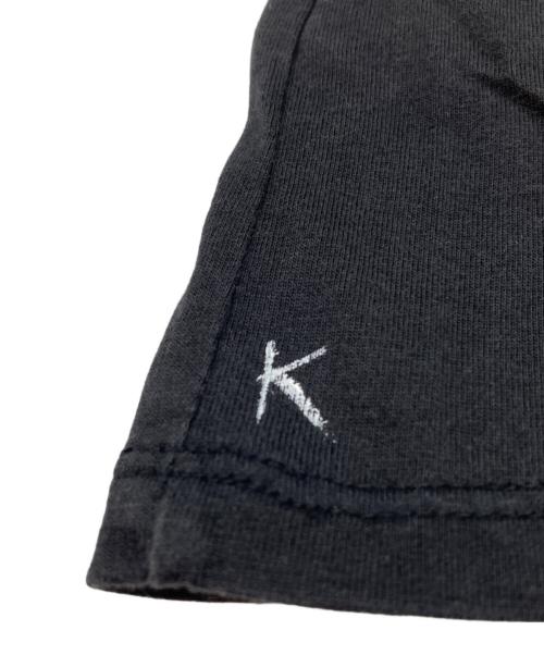 MONCLER（モンクレール）MONCLER (モンクレール) プリントTシャツ ブラック サイズ:Lの古着・服飾アイテム