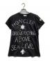 MONCLER（モンクレール）の古着「プリントTシャツ」｜ブラック