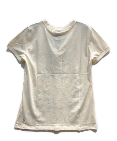 MONCLER（モンクレール）MONCLER (モンクレール) プリントTシャツ ベージュ サイズ:Lの古着・服飾アイテム