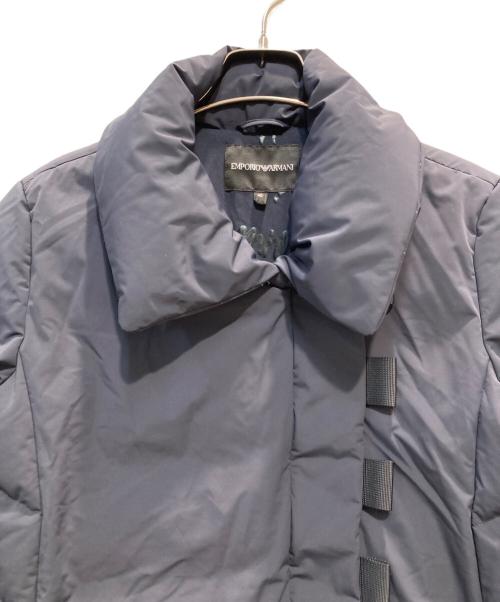 EMPORIO ARMANI（エンポリオ アルマーニ）EMPORIO ARMANI (エンポリオアルマーニ) リサイクルダウンコート ネイビー サイズ:40の古着・服飾アイテム