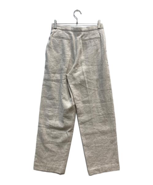 martinique（マルティニーク）martinique (マルティニーク) ワンタックハイウエストパンツ ベージュ サイズ:2 未使用品の古着・服飾アイテム