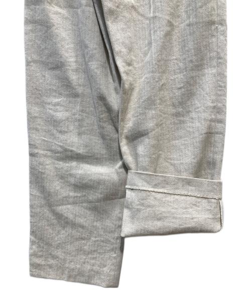 martinique（マルティニーク）martinique (マルティニーク) ワンタックハイウエストパンツ ベージュ サイズ:2 未使用品の古着・服飾アイテム