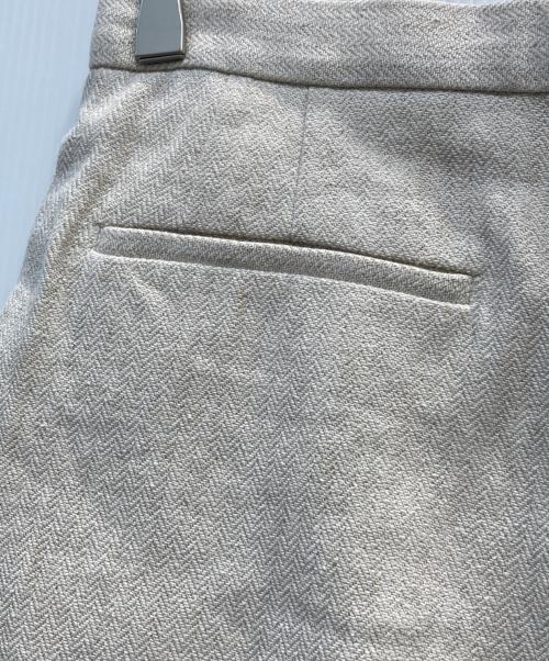 martinique（マルティニーク）martinique (マルティニーク) ワンタックハイウエストパンツ ベージュ サイズ:2 未使用品の古着・服飾アイテム