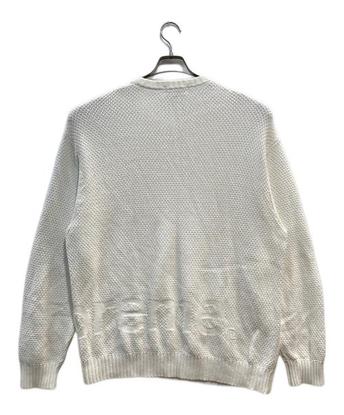 SUPREME（シュプリーム）SUPREME (シュプリーム) TEXTURED Small Box Sweater ホワイト サイズ:XLの古着・服飾アイテム