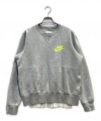 NIKE×sacaiナイキ×サカイ）の古着「スウェット」｜グレー
