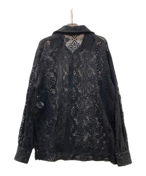 HARE（ハレ）HARE (ハレ) クロシェシャツ ブラック サイズ:Freeの古着・服飾アイテム
