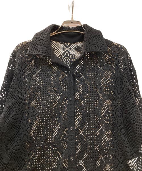 HARE（ハレ）HARE (ハレ) クロシェシャツ ブラック サイズ:Freeの古着・服飾アイテム