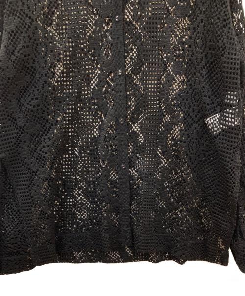 HARE（ハレ）HARE (ハレ) クロシェシャツ ブラック サイズ:Freeの古着・服飾アイテム