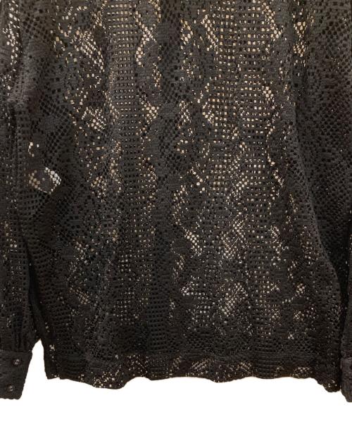 HARE（ハレ）HARE (ハレ) クロシェシャツ ブラック サイズ:Freeの古着・服飾アイテム