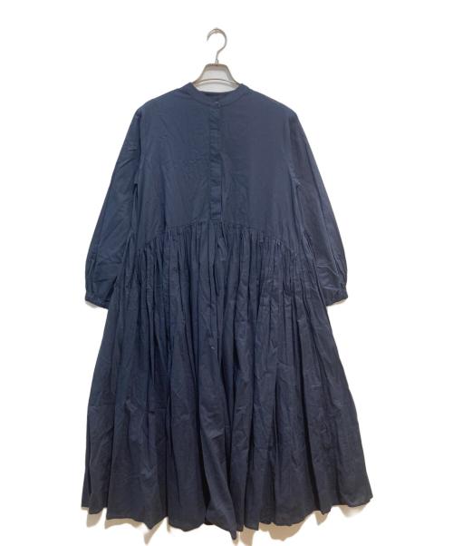 BEARDSLEY（ビアズリー）BEARDSLEY (ビアズリー) ギャザーワンピース ネイビー サイズ:1の古着・服飾アイテム