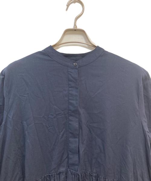 BEARDSLEY（ビアズリー）BEARDSLEY (ビアズリー) ギャザーワンピース ネイビー サイズ:1の古着・服飾アイテム