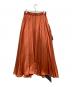 UN3D. (アンスリード) スカーフドッキングマキシスカート オレンジ サイズ:38 未使用品：3000円