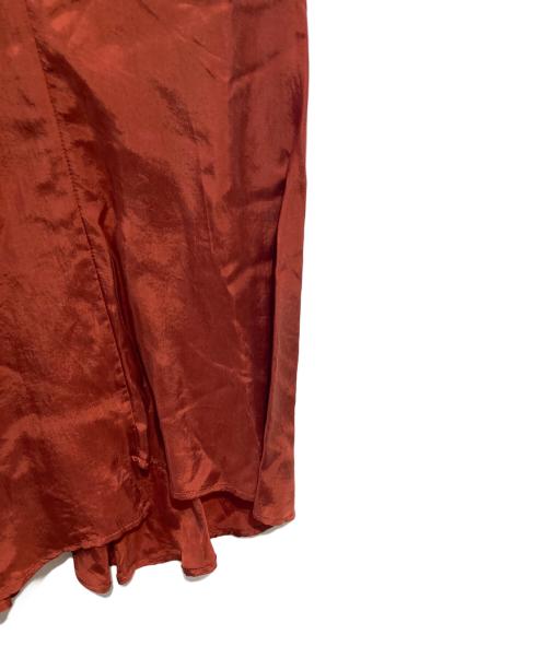 UN3D.（アンスリード）UN3D. (アンスリード) バイカラーマキシスカート ブラウン サイズ:36 未使用品の古着・服飾アイテム