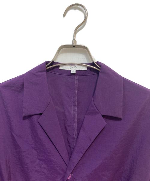 UN3D.（アンスリード）UN3D. (アンスリード) 長袖ワンピース パープル サイズ:36の古着・服飾アイテム