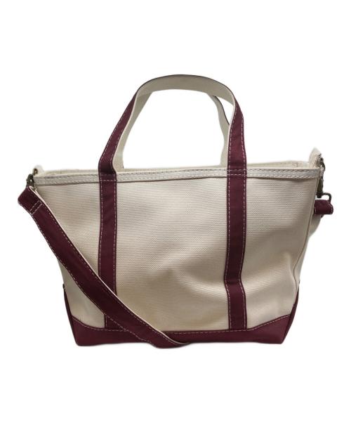 L.L.Bean（エルエルビーン）L.L.Bean (エルエルビーン) 2WAYバッグ アイボリーの古着・服飾アイテム